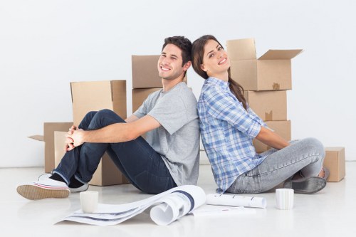 Local movers working on a residential move in Woolwich