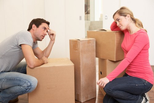 Moving day preparation for a Woolwich home relocation