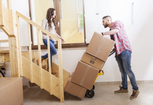 Local man and van helping with a flat relocation in Woolwich