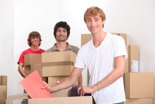 Sustainable moving and recycling service in Woolwich with sorted materials